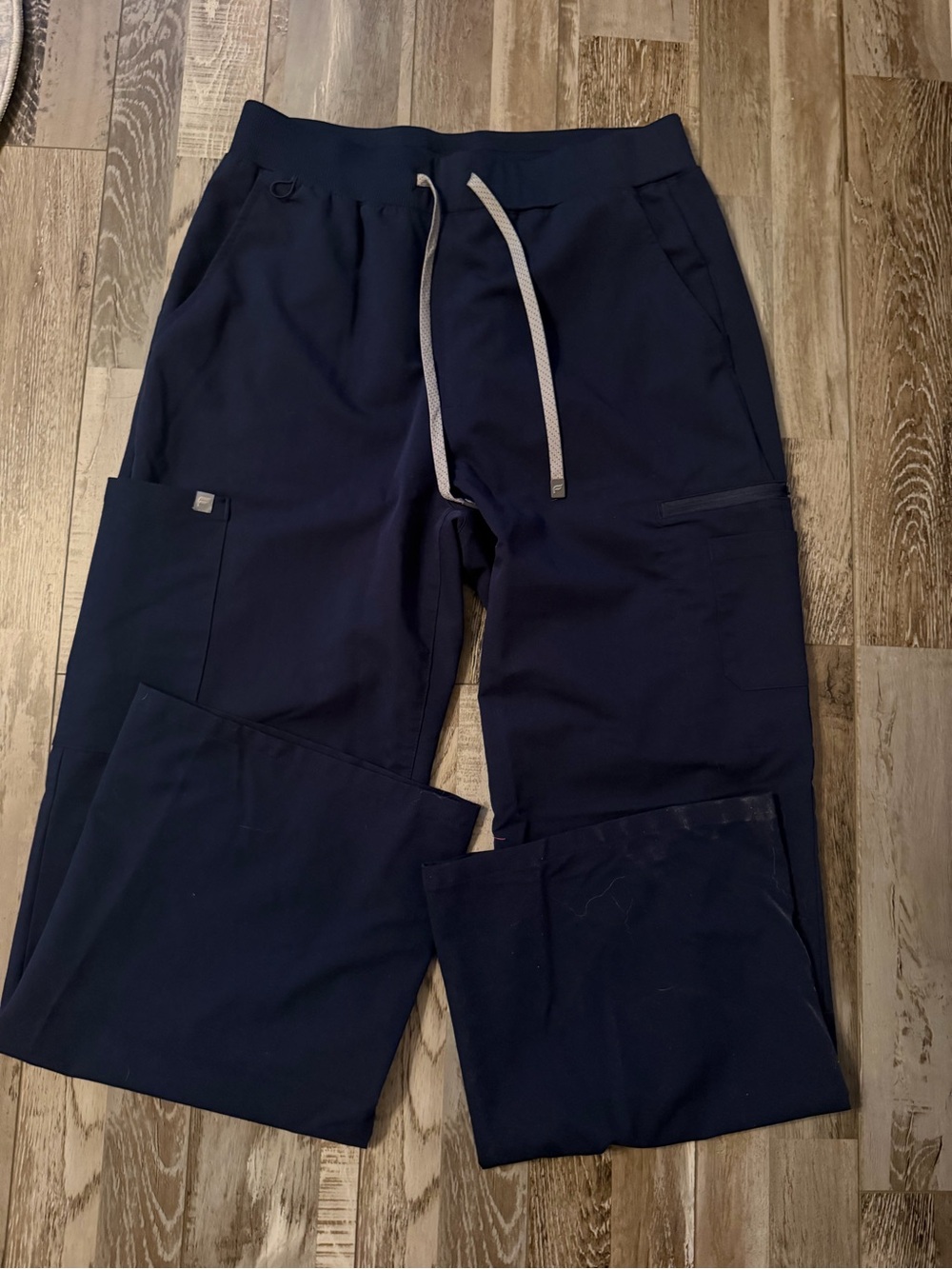 Fabletics Navy Wide Leg Scrubs
